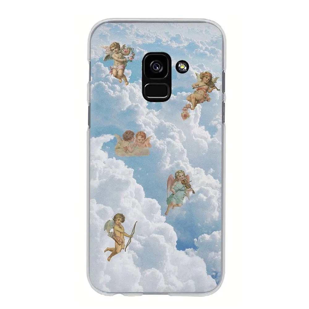 Новинка Ренессанс ангелы Fundas жесткий чехол для телефона samsung Galaxy A6 plus 7 8 9 A10S 20S 20E 30S 40S 50S 60 70S - Цвет: H4