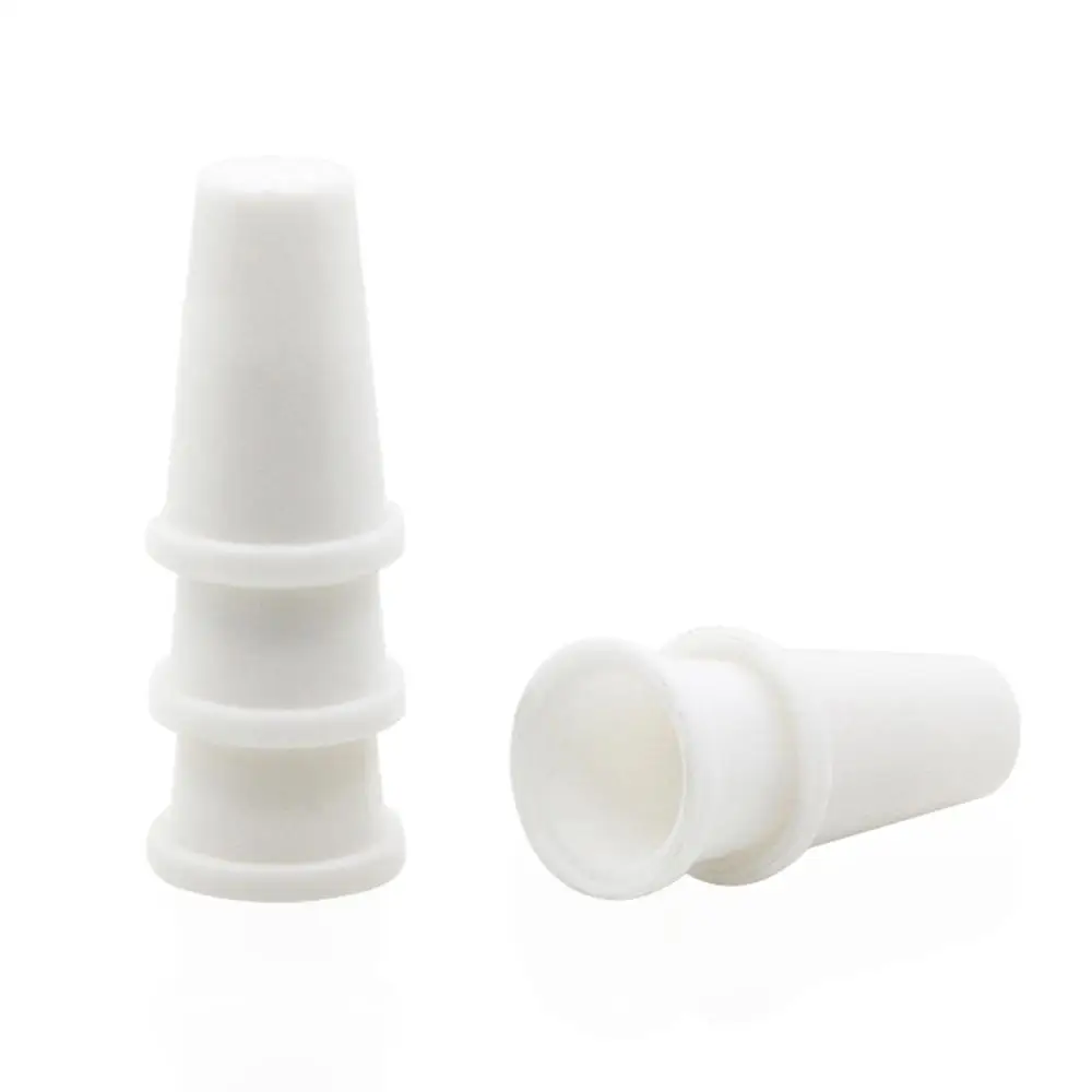White Ruiwjx двойной цвет Thimble 10 Magic Thimbles вложенный двойной палец колпачок профессиональный магический реквизит - Цвет: White