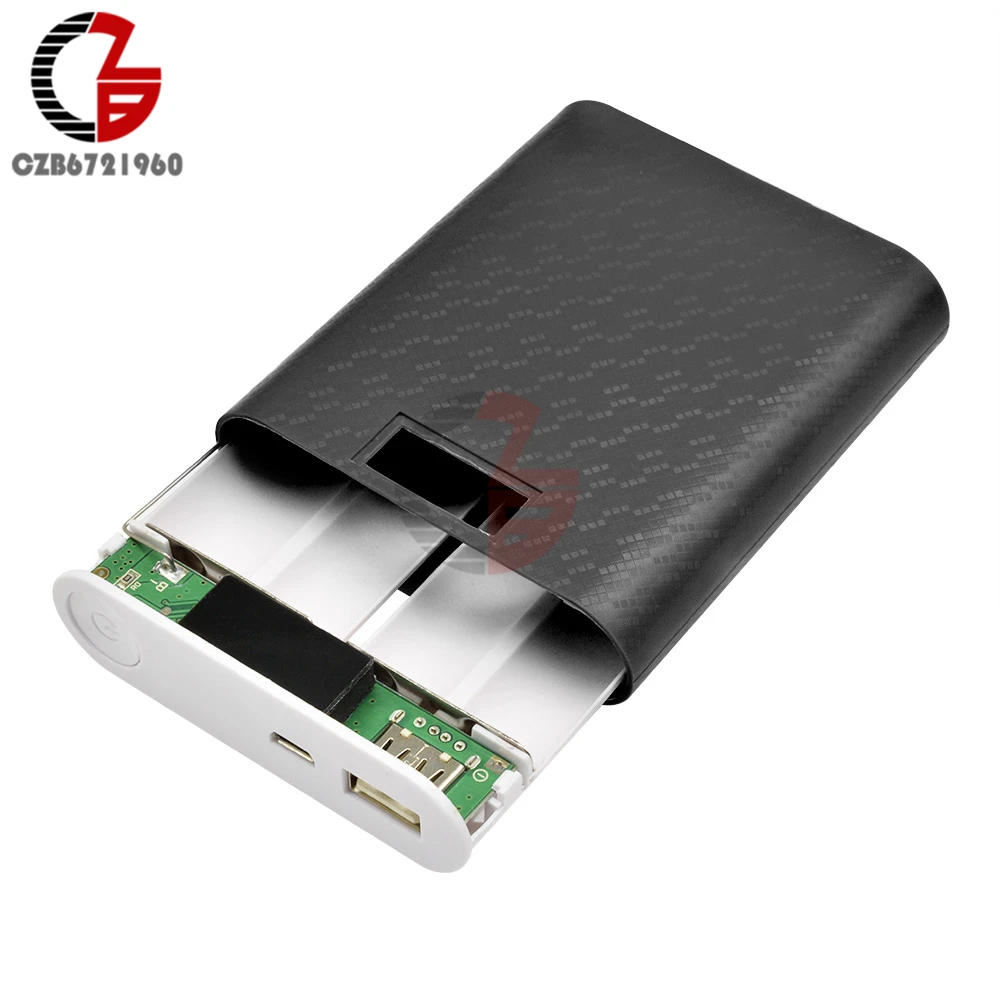 Чехол с внешним аккумулятором 12000 мАч 4x18650 USB для iPhone Xiaomi Android | Обустройство дома