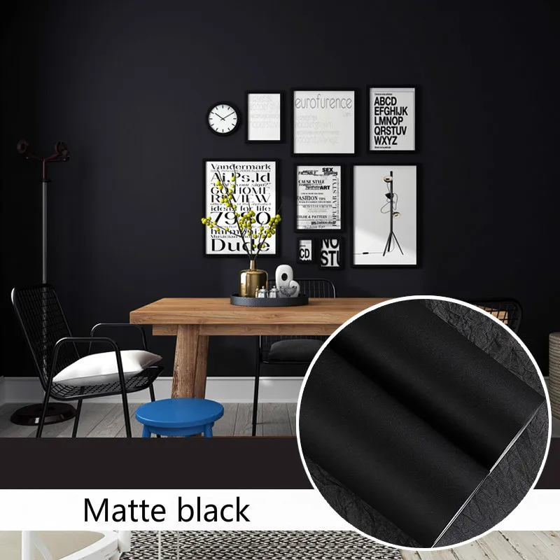 

Waterproof Pvc Wallpaper Self-adhesive Wall Stickers Wardrobe Cupboard Desktop Old Room Door Furniture Renovation Wallpaper