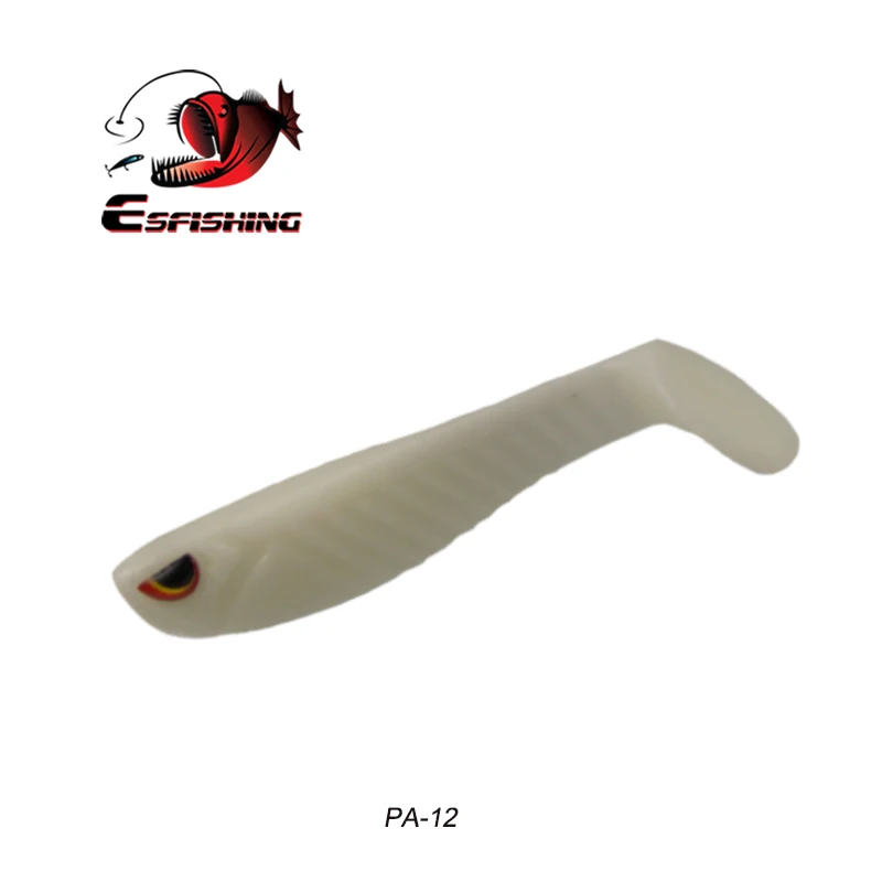 PA12 Esfishing новые рыболовные приманки мягкие силиконовые Enjoy Shad 50 мм Shad Приманка для карпа на рыбалку Iscas морской рыбы набор Iscas - Цвет: PA12