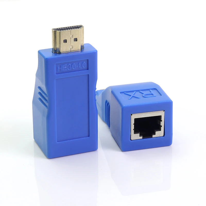 1 пара HDMI удлинитель для RJ45 от фотокабеля/6 адаптер к 4K мини порты rj45 30 м по CAT5E/6 UTP