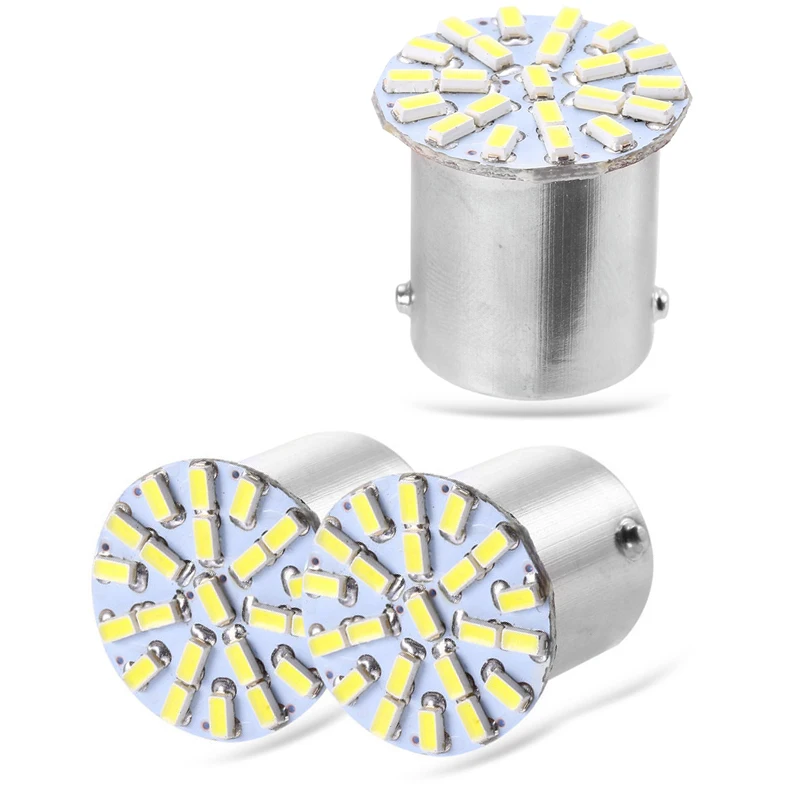 Светодиодный лампы BA15S 1156 3014 22SMD светодиодный поворотник световой сигнал заднего