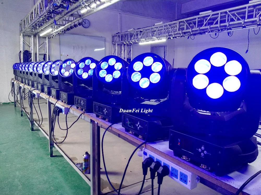 10 шт. led moving head light super beam 6x25 Вт lyre dmx lights china|Эффект освещения сцены| |