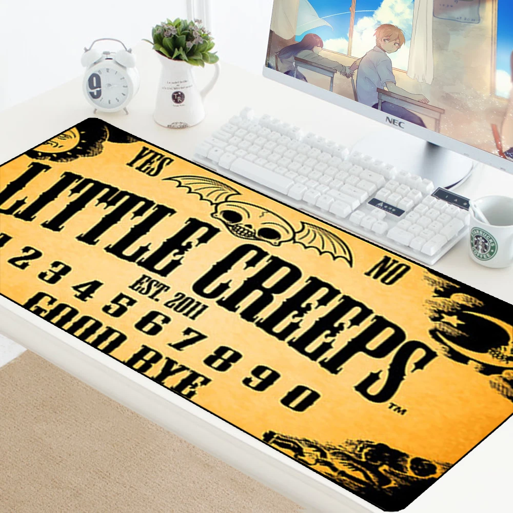 Коврик для мыши Ouija Board на заказ, противоскользящий прочный резиновый игровой коврик XL, большой коврик для мыши для ПК, оптическая мышь, игровой коврик