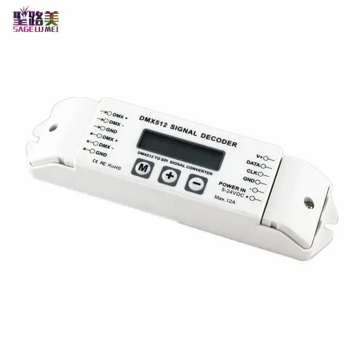 Для LPD6803 LPD8806 WS2811 WS2801 WS2812B светодиодная Пиксельная лампа BC-820 DMX-SPI декодер сигналов конвертер dmx-spi DMX512 контроллер