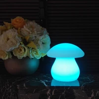 novelty big mushroom lamp colorful romantic table lamp for home dining room art decor illumination luminaria led night light