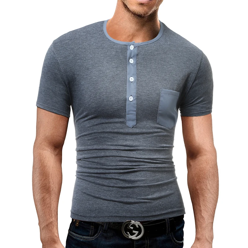 Мужская однотонная приталенная рубашка поло с круглым вырезом|polo shirt brand men|polo menpolo
