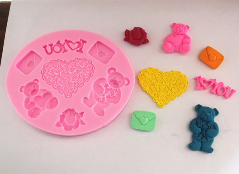 Женская форма для мыла и шоколада в форме сердца кухни FM024 | Дом сад