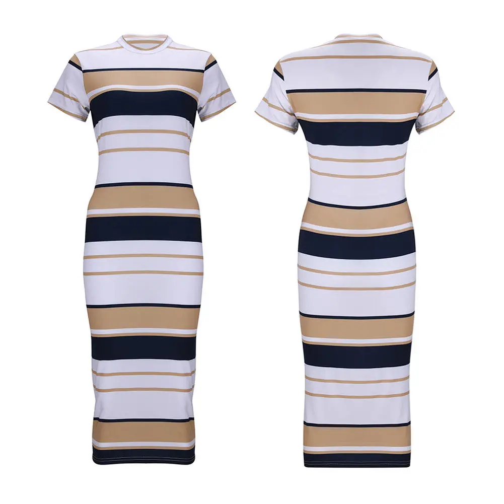 

Sexy Women Sleeveless Bodycon Dress Casual Formal Party Evening Midi Dress Lady Clothing