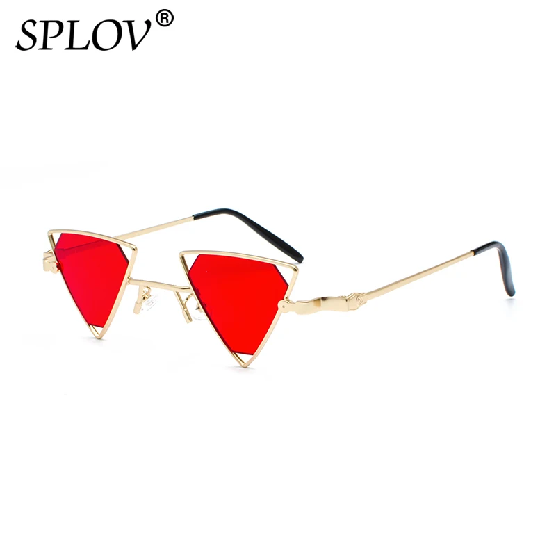 Фото Солнцезащитные очки SPLOV в стиле стимпанк винтажные полые брендовые дизайнерские