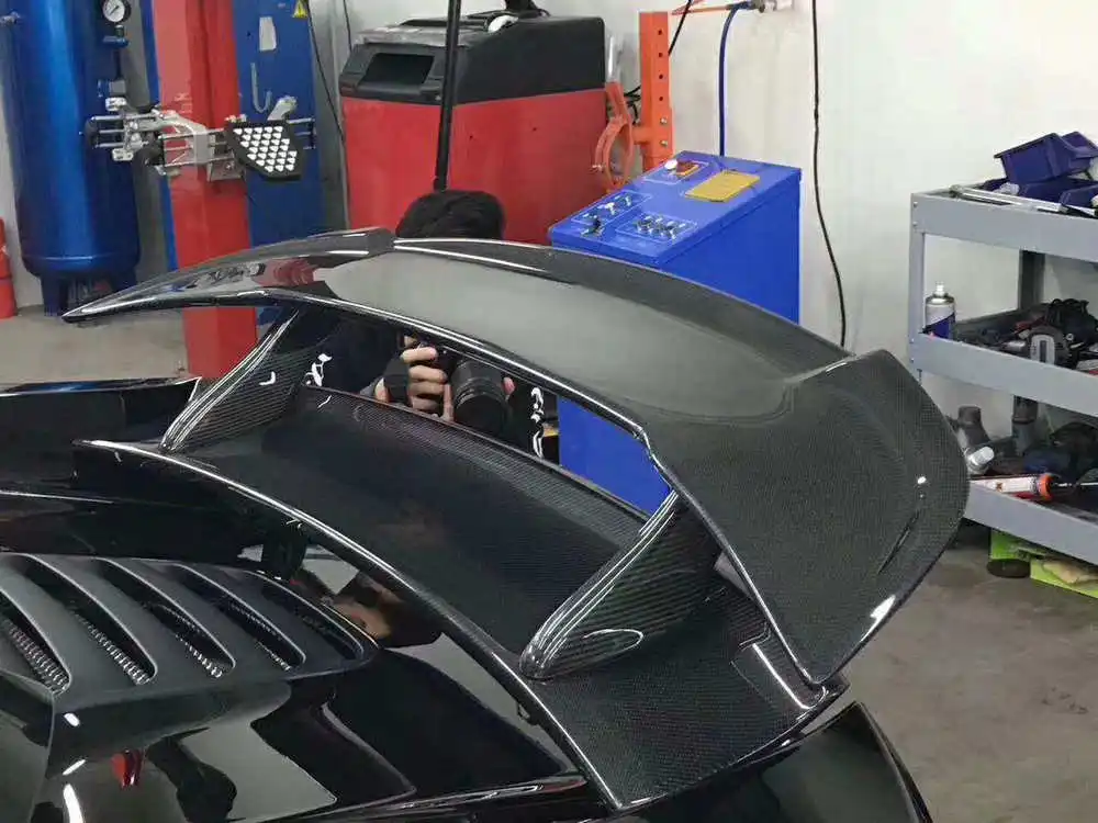 Авто задний бампер крыло багажника крыло губы углерода Fibber спойлер для Mclaren MP4-12C 650S 675T кузов комплект задний губа для бампера