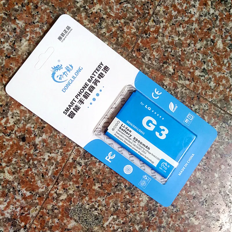 Аккумулятор DLL для LG G3 Новая батарея D858 D855 D857 D859 D850 F400 F460 F470 D830 D851 VS985 BL53YH 3900 мАч 2019 -