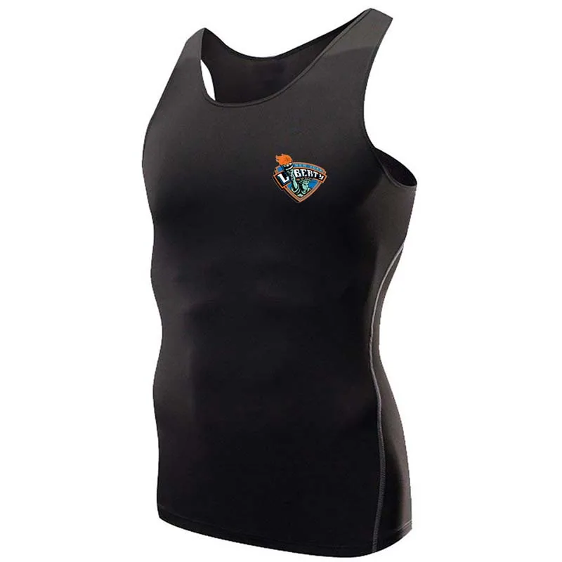 New York Liberty basketball Running Training Crossfit Men Vests quick dry compression tank top fitness Workout Clothing |