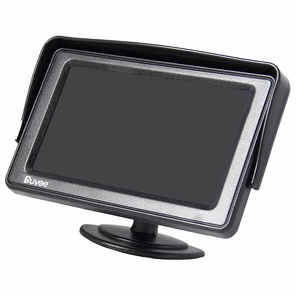 Buyee Car parking assist kit 4.3'' TFT LCD car monitor +170 Wide View Angle IR HD Reverse Rear Camera automovil | Автомобили и