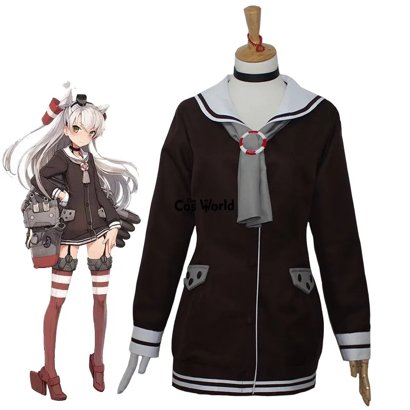 Коллекция матросский костюм Amatsukaze школьная форма пальто куртка верхняя одежда