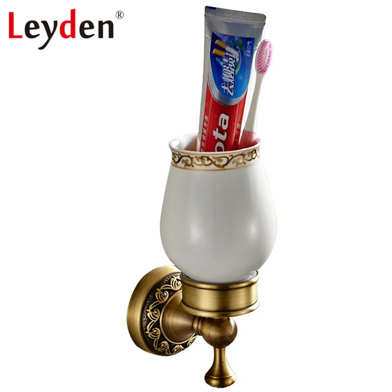 Leyden античная латунь/ОРБ настенные держатели для стаканов медные