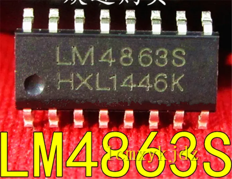 

10 шт./лот, LM4863S LM4863 SOP-16, новый оригинальный продукт, бесплатная доставка, быстрая доставка