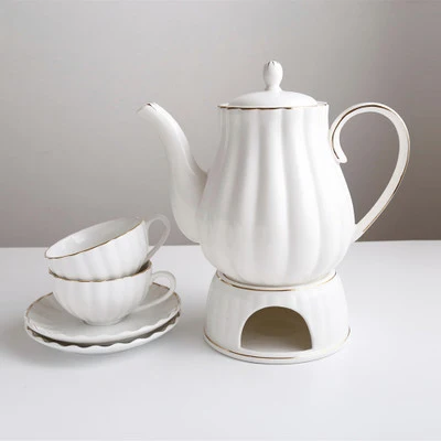 with 2pcs cups Высококачественный кофейный набор в скандинавском стиле, европейский стиль, керамическая чашка, подарок, английский послеобеденный чай, кофейная чашка, чайный горшок, набор - Цвет: with 2pcs cups
