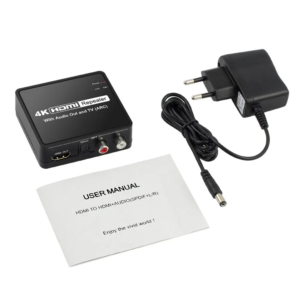 4K x 2K HDMI к HDMI и оптический TOSLINK SPDIF+ L/R стерео аудио экстрактор конвертер с функцией ARC HDMI аудио сплиттер