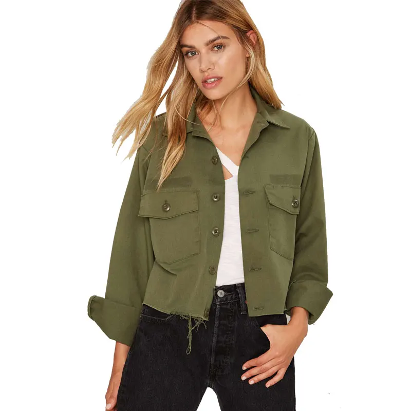 Женская короткая блузка с длинным рукавом BF повседневная блузка-кардиган для