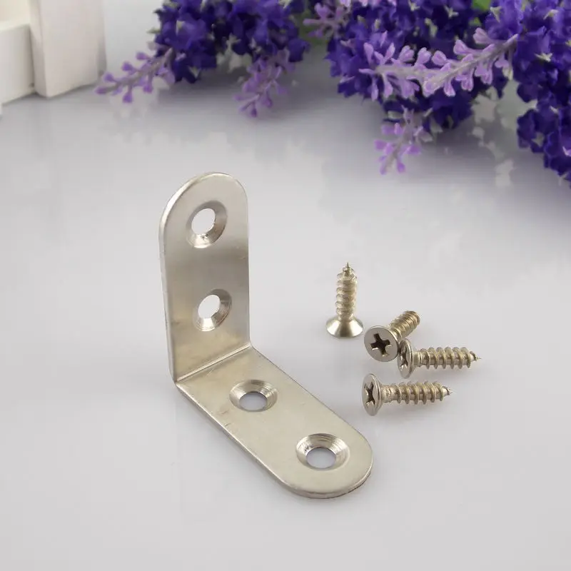 10 шт. толстый прямоугольный кронштейн из нержавеющей стали угловые звенья 90