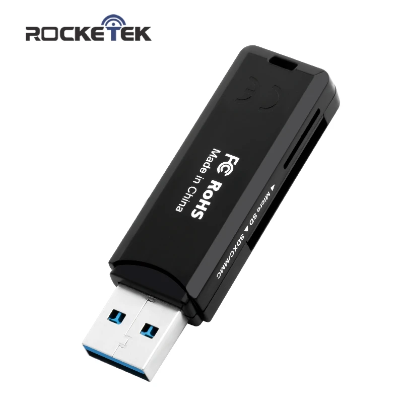 Rocketek USB 3 0 multi 2 в 1 памяти OTG Телефон card reader 5 Гбит/с адаптер для SD TF micro pc компьютер