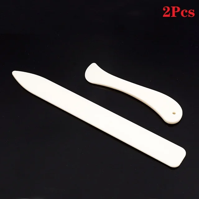 2Pcs 1-2 шт. кости Папка DIY Кожа ремесло инструменты ручной работы шитье кожевенное ремесло края триммеры принадлежности рабочие режущие аксессуары новые - Цвет: 2Pcs