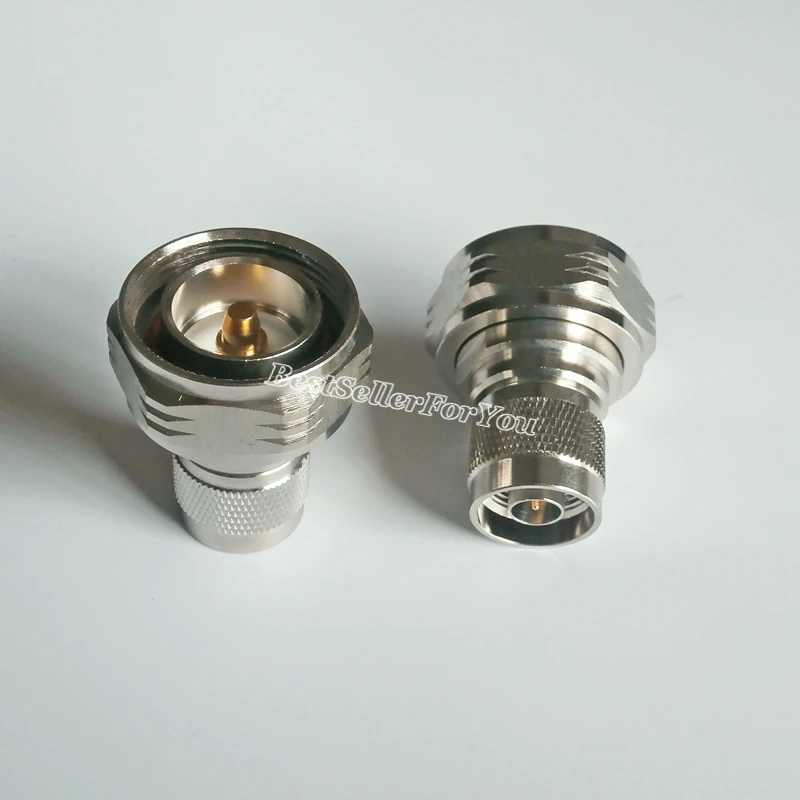 1Pcs 7/16 DIN plug male L29 to N RF connector straight Adapter Converter M/M | Обустройство дома