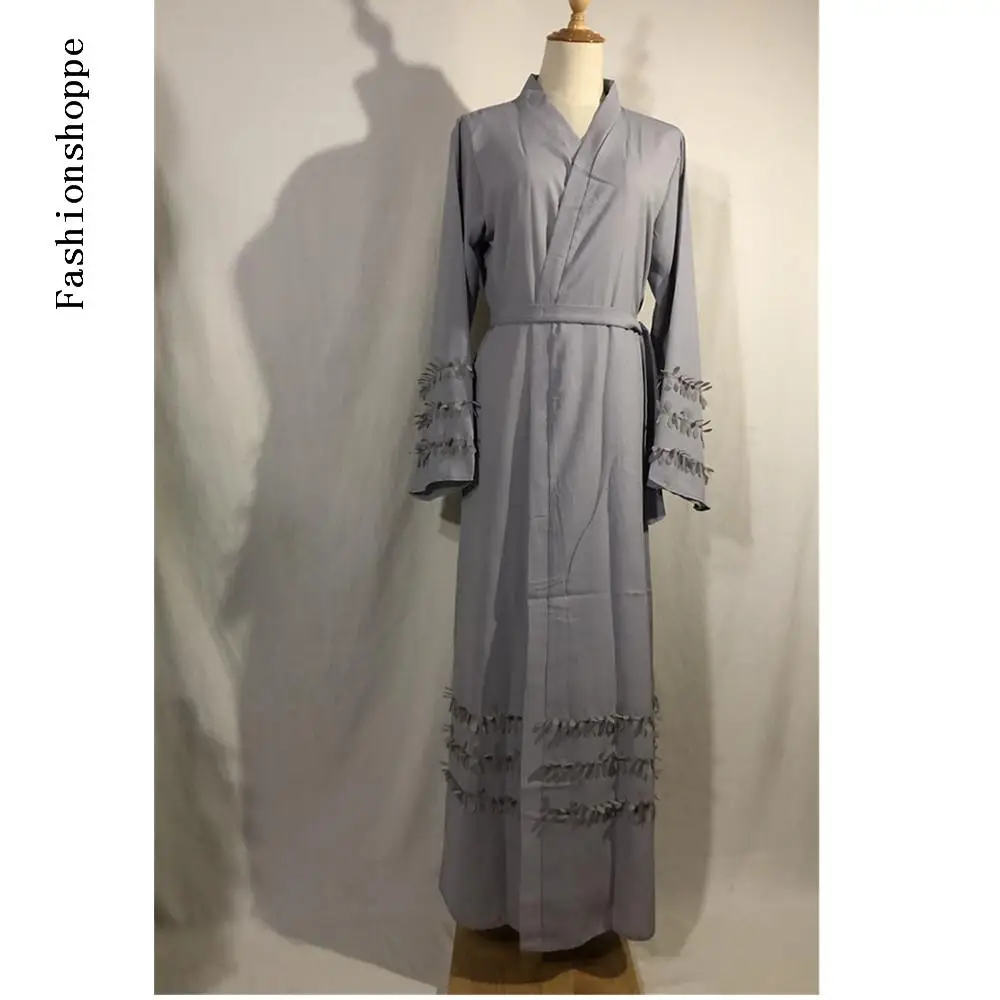 Кафтан Дубай abaya кимоно халат мусульманское платье хиджаб Абая для женщин Восточный халат из марокена Катара Elbise турецкая исламская одежда