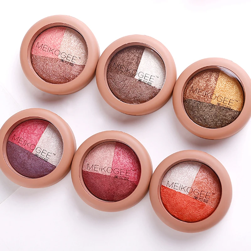 MEIKOGEE водостойкие легко макияж матовое стекло с перламутровым эффектом скраб три