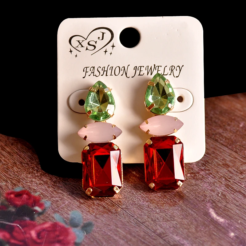 Новые модные женские Украшения оптовая продажа серьги для вечеринок девочек