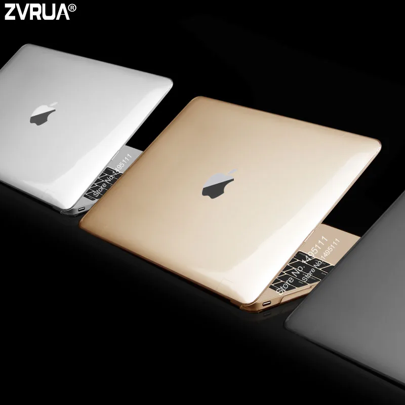 Ультратонкий матовый/прозрачный чехол ZVRUA для ноутбука Apple macbook 12 дюймов модель