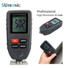 Цифровой датчик толщины покрытия, тестер ультраточности 0,1 мкм, измерение FeNFe покрытия краски автомобиля 0  1300um
