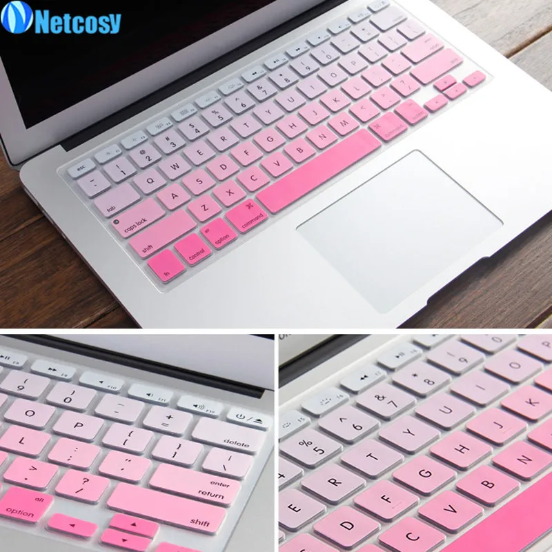 Netcosy A1398 A1286 ультра тонкий силикон чехол для клавиатуры ноутбука Защитная пленка для Macbook 15," A1286 A1398 ноутбук