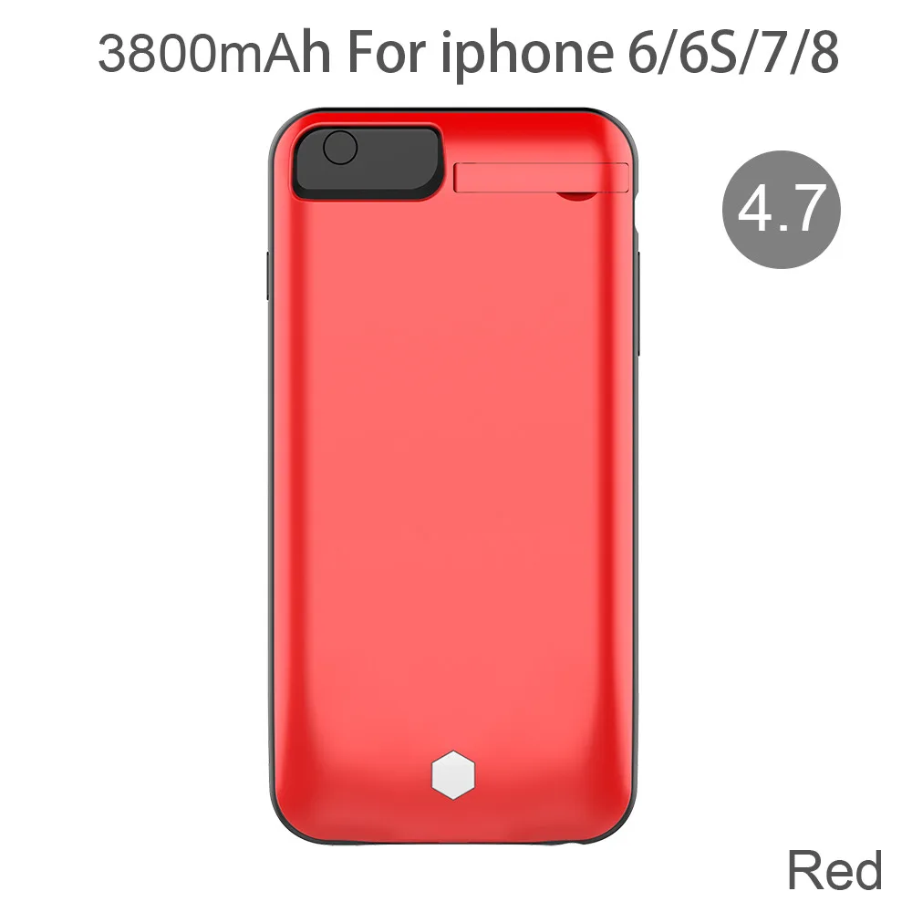 3800mAh for 4.7 XGODY 4800 мАч чехол для резервного зарядного устройства для Apple iphone 6 6s 7 8 чехол для внешнего аккумулятора для iphone 4,7 5,5 Plus чехол для внешнего аккумулятора - Цвет: 3800mAh for 4.7