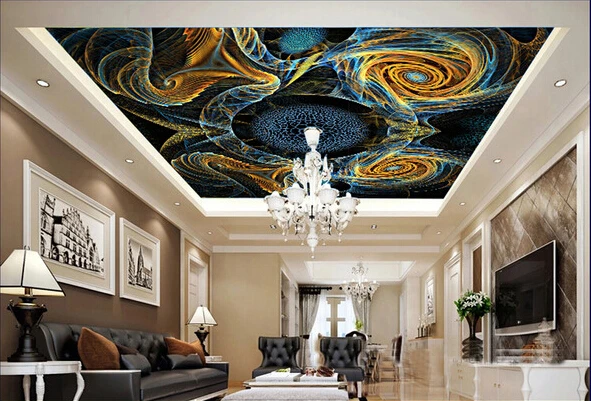 

The custom 3D murals,3 d color decorative pattern ceiling murals,ktv bar wallpaper,living room sofa TV wall bedroom wall paper