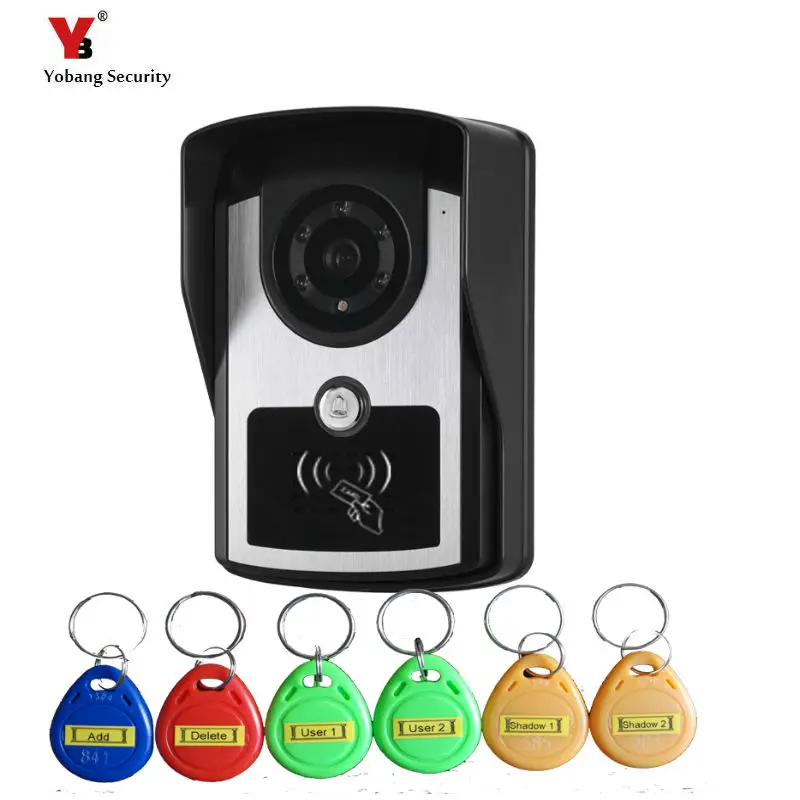 Цветная камера видеонаблюдения Yobang с 5 радиочастотными брелоками внешнее