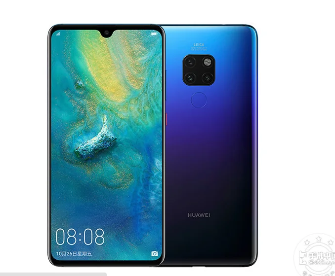 Новая модель мобильного телефона huawei mate 20 4G LTE Kirin 980 Android 9,0 6,5" 2240x1080 6 ГБ ОЗУ 128 Гб ПЗУ МП отпечаток пальца NFC