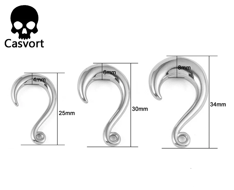 Casvort, Новое поступление, натуральный камень, беруши, болтаются, тоннель для ушей, нержавеющая сталь, серебро, ушной крючок, пирсинг