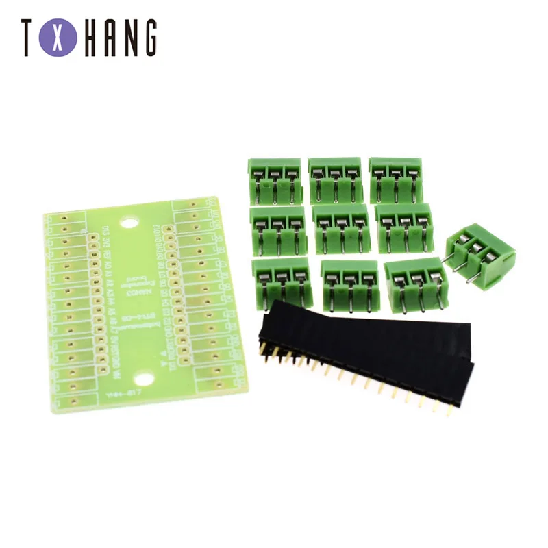 Плата адаптера расширения нано терминала для Arduino Nano V3.0 AVR ATMEGA328P с NRF2401 + интерфейс