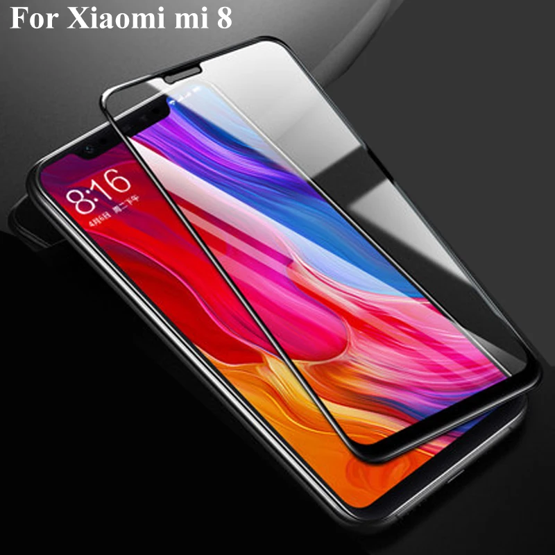 1 шт. полное покрытие защитное закаленное стекло для Xiaomi Mi8 Mi 8 защита экрана