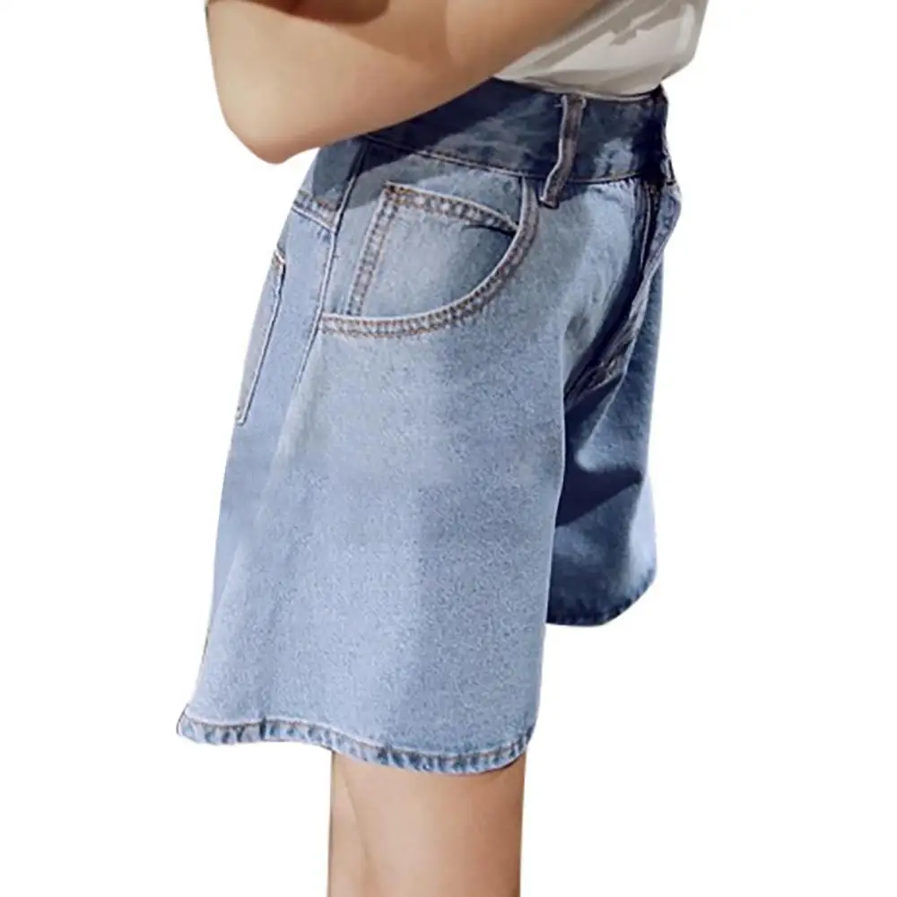 2019 одежда женские джинсы летние модные свободные с высокой талией и широкими