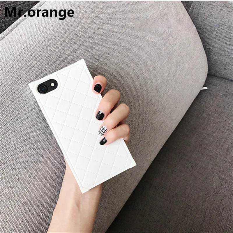 Mr. orange чехол для телефона iPhone 6 6S 7 8 plus роскошный женский Алмазный PU сумка Корпус из