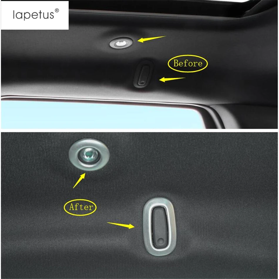 Lapetus аксессуары подходят для Jeep Grand Cherokee 2016 2019 ABS задняя верхняя Крыша лампы чтения