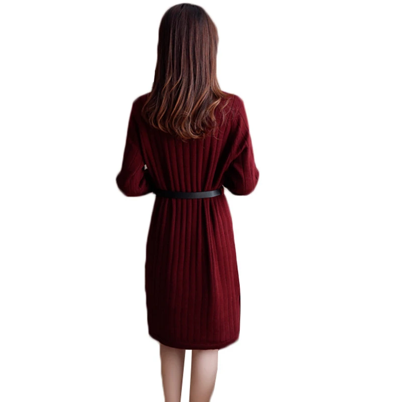 Женское платье свитер новое осенне зимнее открытая вилка с длинными рукавами