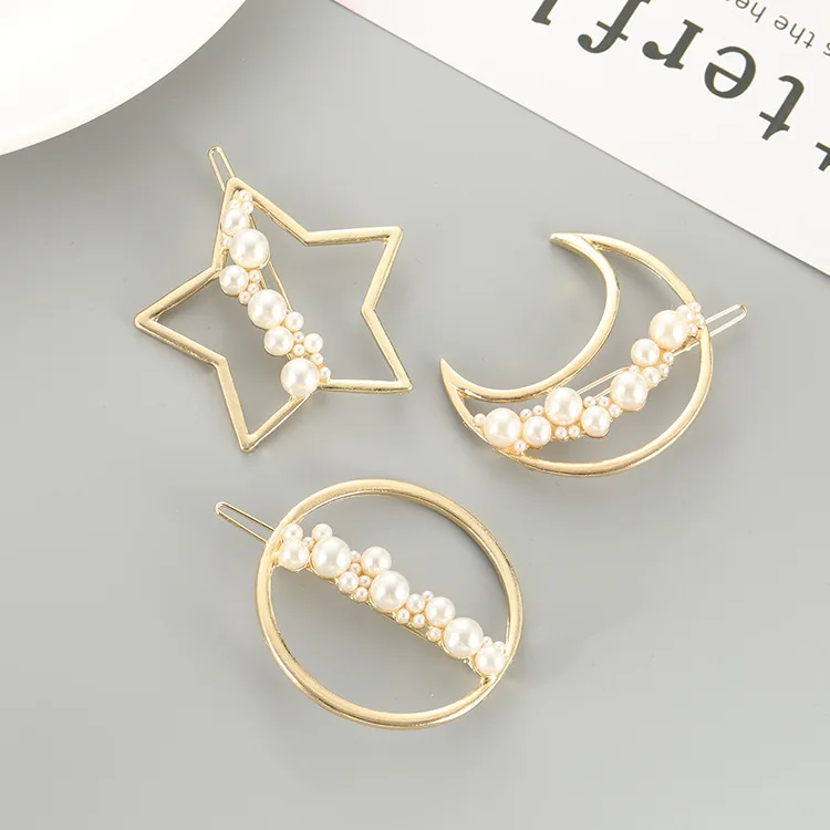 Новая Корейская версия заколки для волос с красным краем круглая заколка