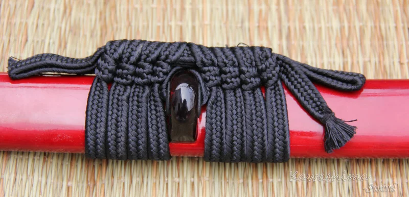 

Grade A Japanese Katana Sword Soshu Kitae Damascus Forged Steel Folding 2400 Layrers Clay Tempered Sharpness Ready for Battle