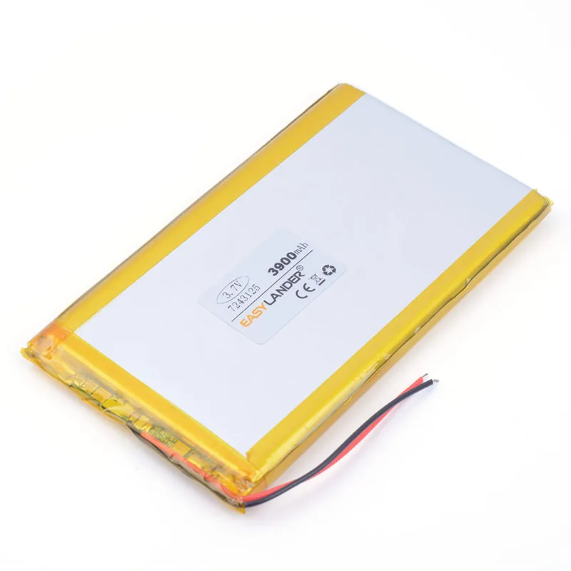 

The tablet battery 3.7V 3900mAH 7243125 Polymer lithium ion / Li-ion battery for tablet pc battery DIY Power mobile Power bank