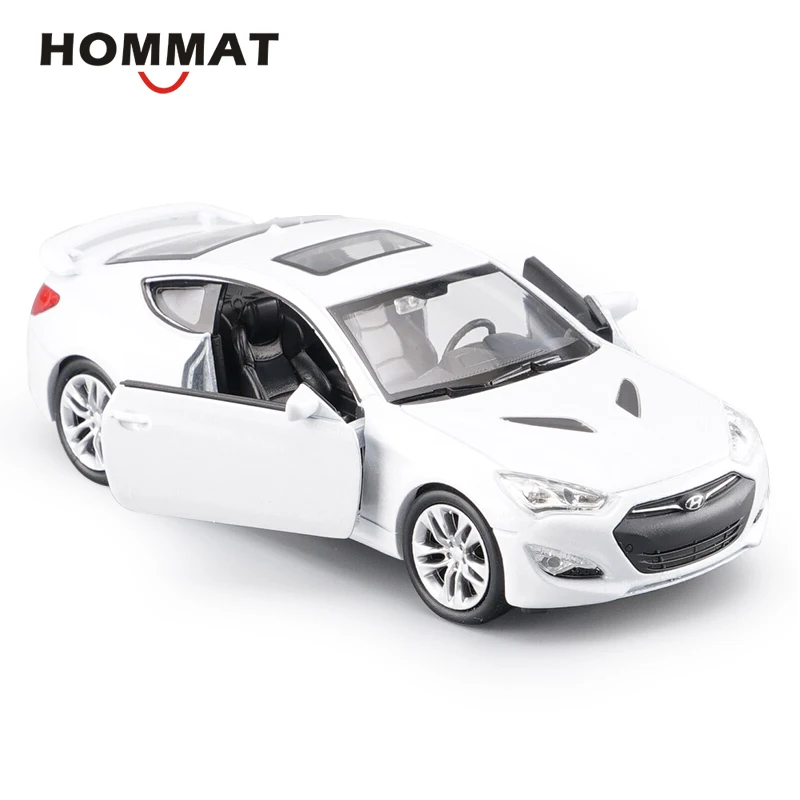 HOMMAT моделирования 1:36 Масштаб hyundai Genesis II купе модель автомобиля сплав литье под